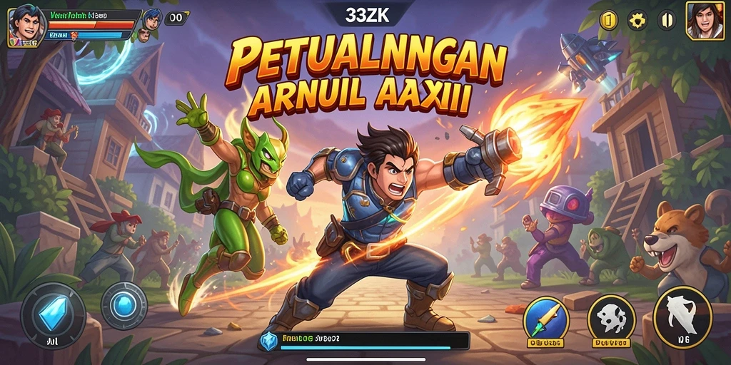 Gameplay seru di 33ZK dengan karakter menarik dan tantangan yang mendebarkan.