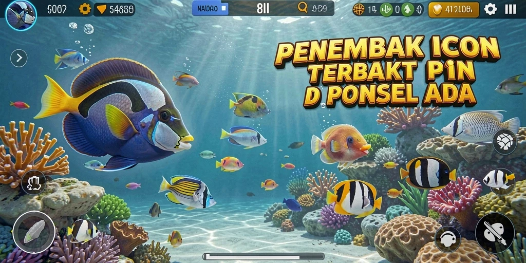 Gameplay seru menembak ikan yang menghibur.
