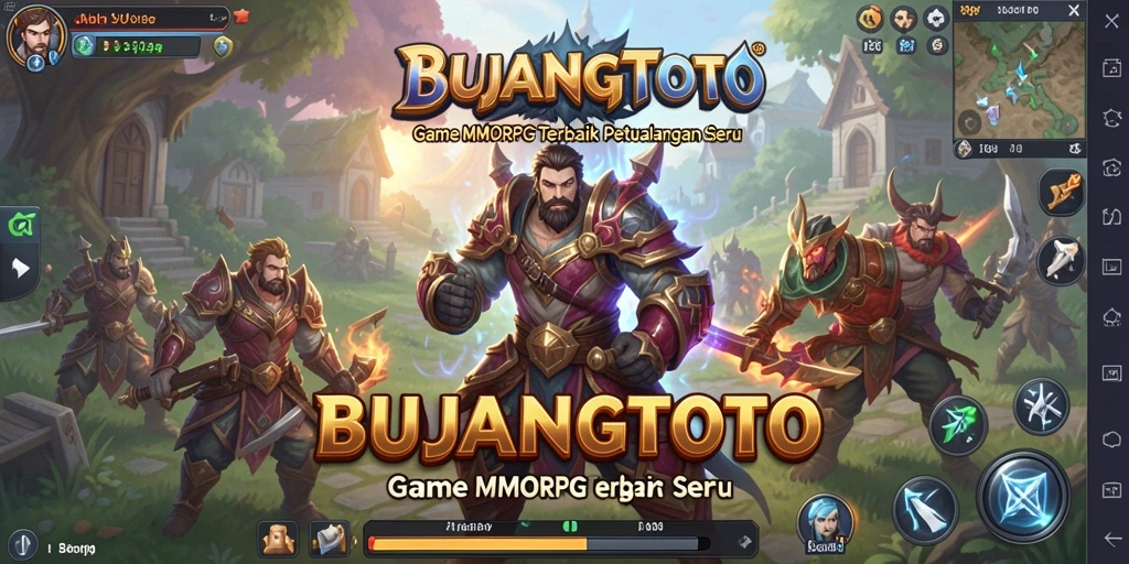 Tampilan gameplay menarik di dunia fantasi BUJANGTOTO.