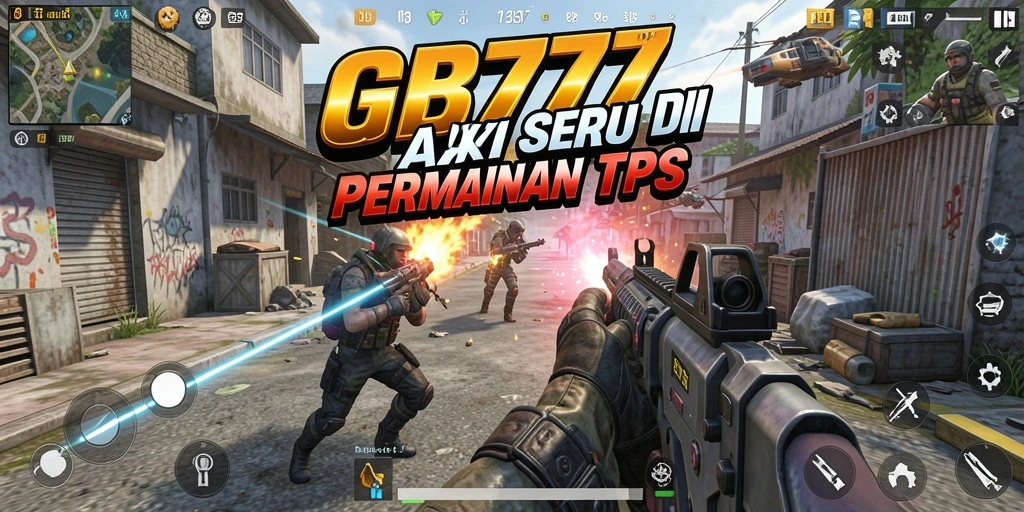 Tampilan gameplay menarik dari <strong>GB777</strong> dalam mode TPS.