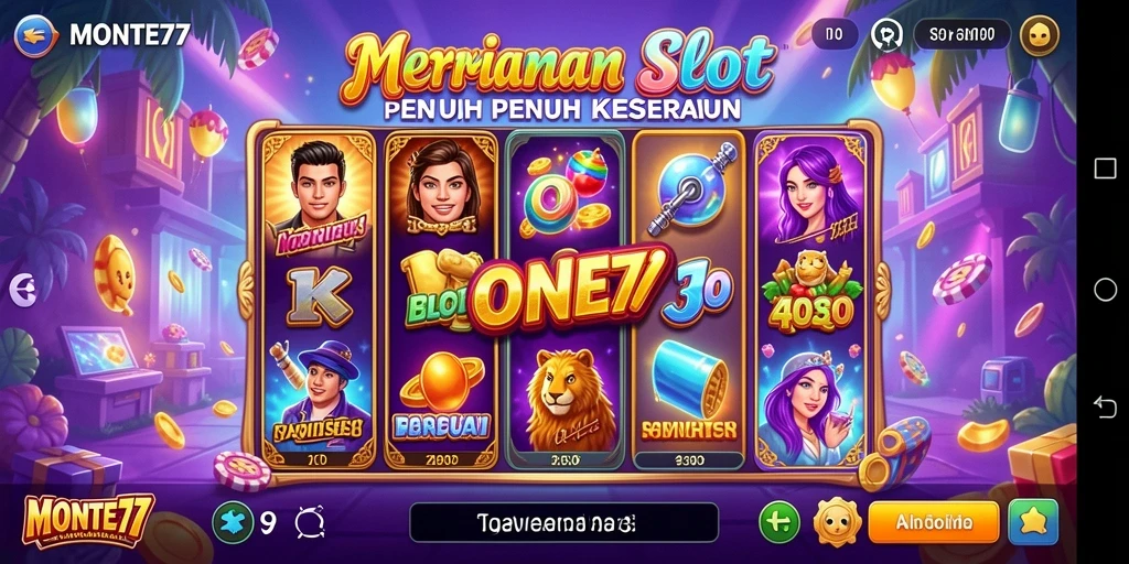 Screenshot gameplay menarik dari MONTE77 dengan fitur slot yang menawan.