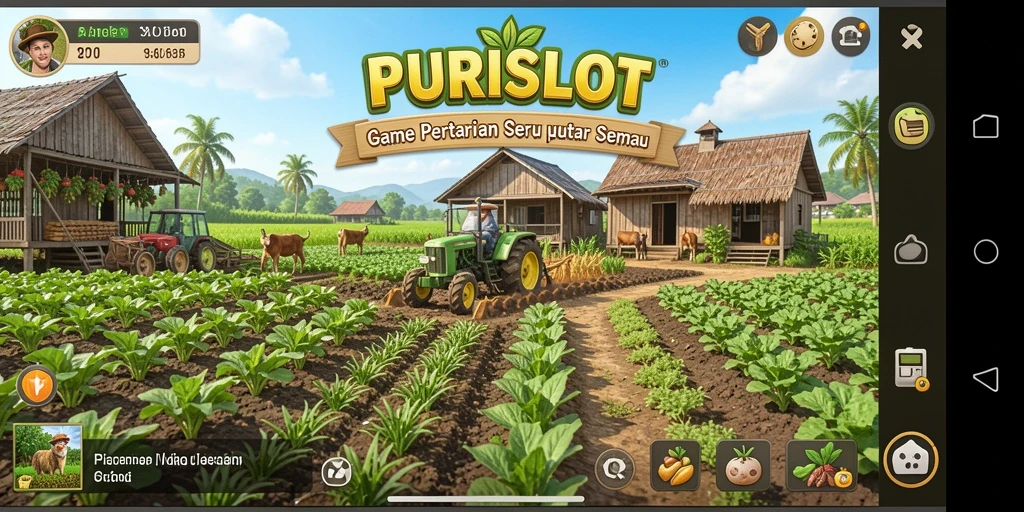 Tampilan permainan PURISLOT yang menarik dan seru.