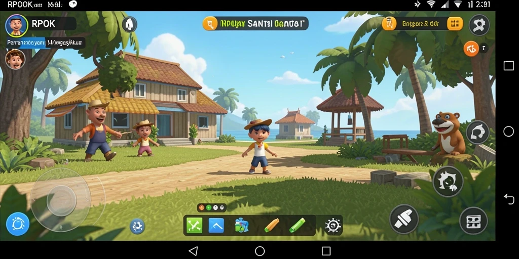Tampilan gameplay RPOK yang santai dan mengasyikkan.