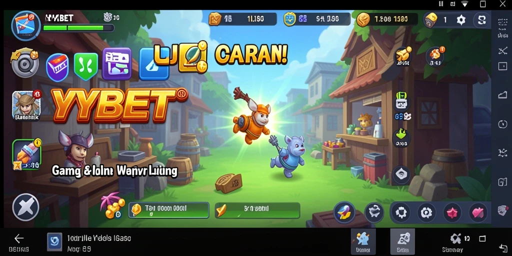 Tampilan gameplay YYBET yang memukau dengan karakter berkembang.